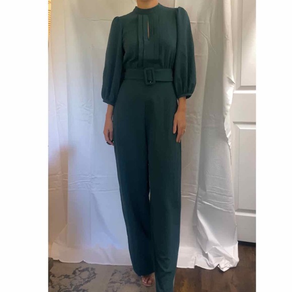 NWT Zara Belted Jumpsuit - Picture 1 of 5